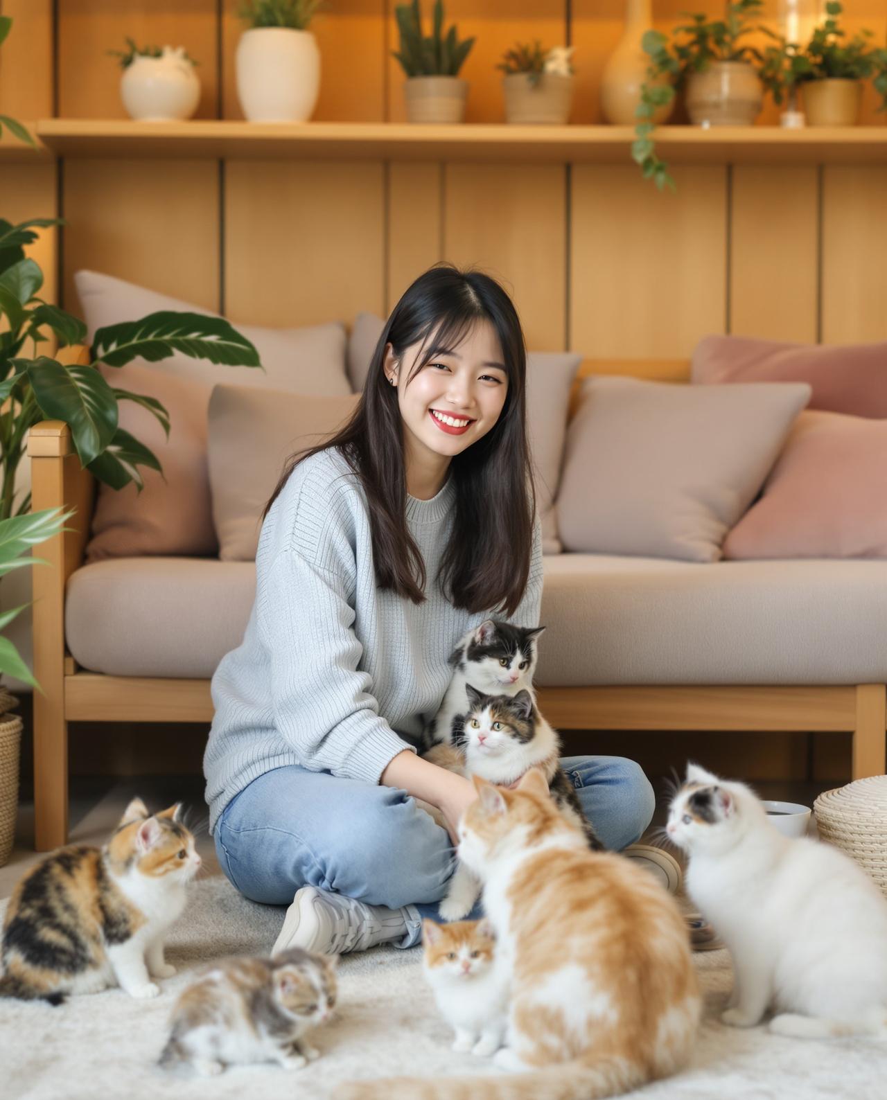 福利姬图 - 日系猫咪咖啡馆